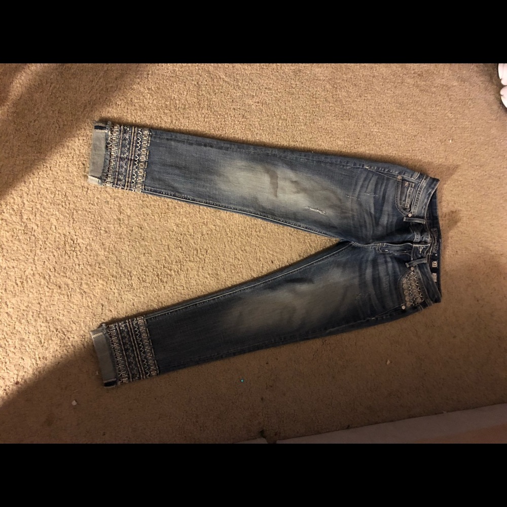 Miss me cropped jeans